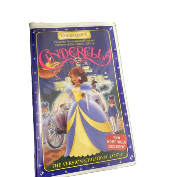 Vintage Goodtimes Cinderella cartoon VHS movie collectible - Picture 1 of 4